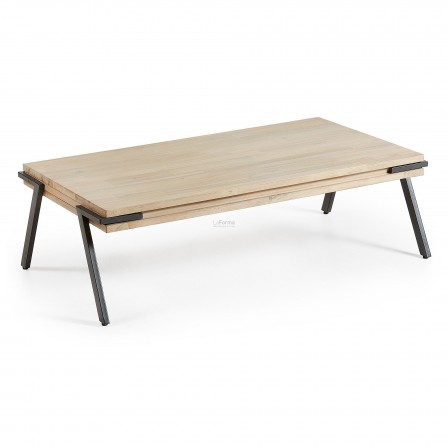 MESA CENTRO MODELO DISSET MADERA DE ACACIA 125X70