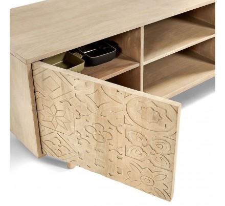 MUEBLE TV MODELO SAKOI MADERA DE MANGO 160X56