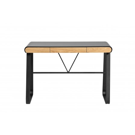 ESCRITORIO ASTRID DM-METAL NEGRO/ROBLE 110X55