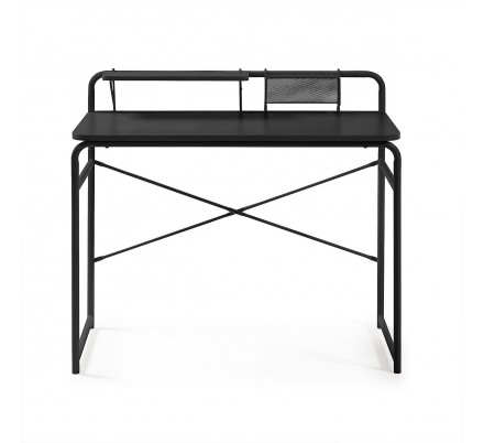 ESCRITORIO FOREMAN METAL NEGRO-MELAMINA 98X46