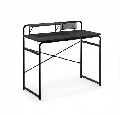 ESCRITORIO FOREMAN METAL NEGRO-MELAMINA 98X46
