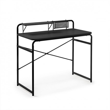 ESCRITORIO FOREMAN METAL NEGRO-MELAMINA 98X46