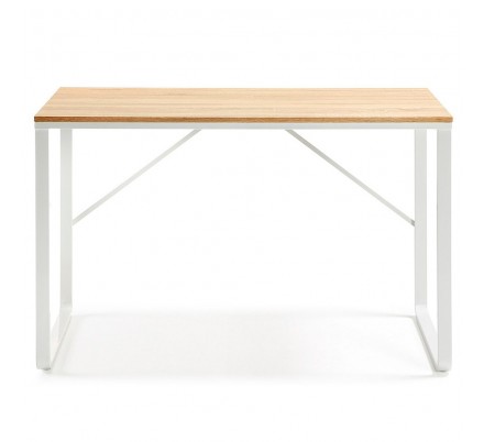 ESCRITORIO LISBET METAL-DM BLANCO 120X60