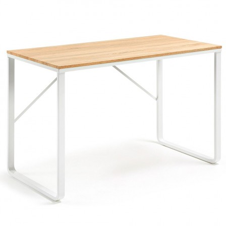 ESCRITORIO LISBET METAL-DM BLANCO 120X60