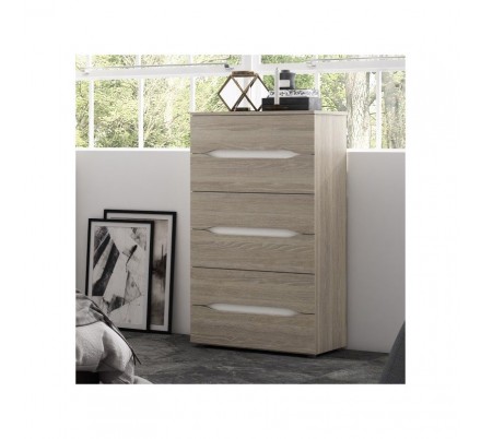 MESITA DE NOCHE ELEANOR 2 CAJONES LAMINADO SINTÉTICO 54X43
