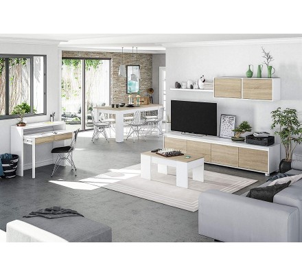 Mesa Comedor Extensible Práctico Estilo Nórdico 140x90