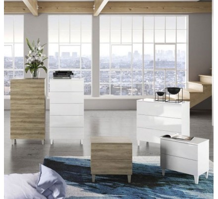 Cómoda de 3 cajones Loft - Muebles nórdicos