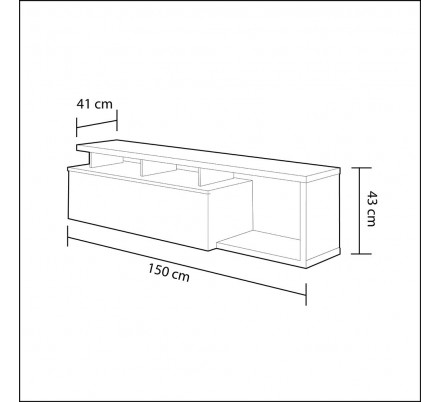 Mueble de TV Blu-Teach LEDS