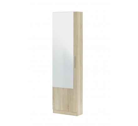 ZAPATERO 1 PUERTA CON ESPEJO BLANCO ARTIK 180X50