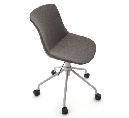 SILLA OFICINA MODELO LEO TAPIZADO VARIOS COLORES