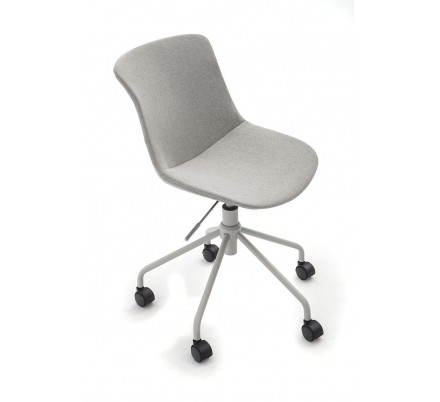 SILLA OFICINA MODELO LEO TAPIZADO VARIOS COLORES