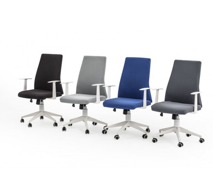 SILLA OFICINA MODELO MAKOKE TAPIZADO VARIOS COLORES
