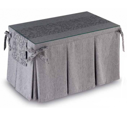 Mesa Camilla Modelo Rocky de 110x70 o 120x70 con Enaguas Incluidas