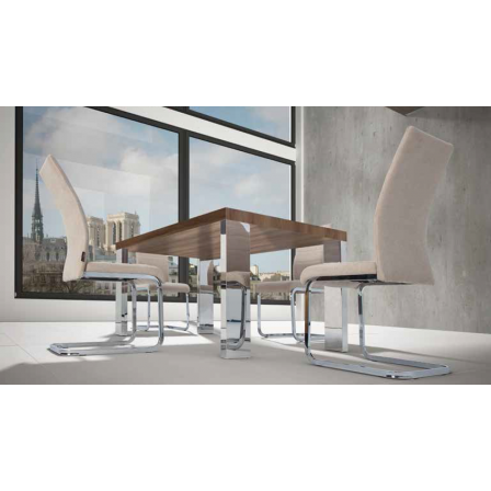 Silla Comedor Roy Tapizada Varios Colores