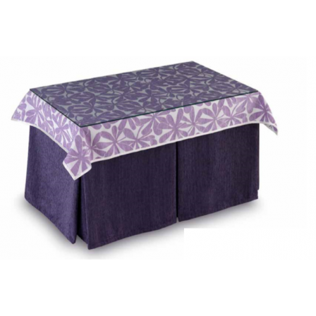 Mesa Camilla Modelo Rocky de 110x70 o 120x70 con Enaguas Incluidas
