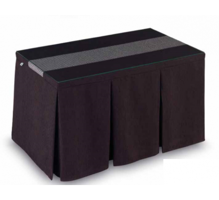 Mesa Camilla Modelo Rocky de 110x70 o 120x70 con Enaguas Incluidas