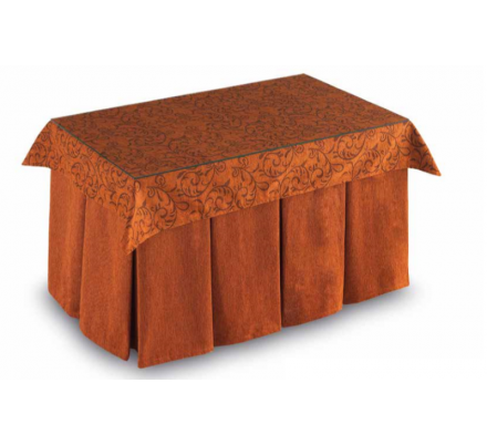Mesa Camilla Modelo Rocky de 110x70 o 120x70 con Enaguas Incluidas