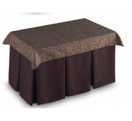 Mesa Camilla Modelo Rocky de 110x70 o 120x70 con Enaguas Incluidas