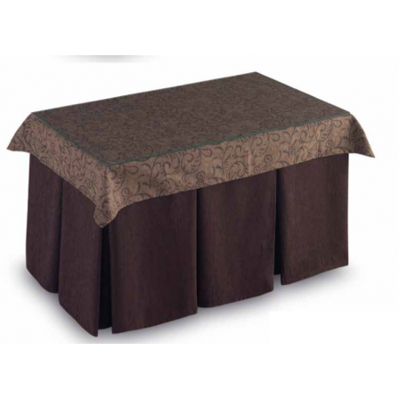 Mesa Camilla Modelo Rocky de 110x70 o 120x70 con Enaguas Incluidas
