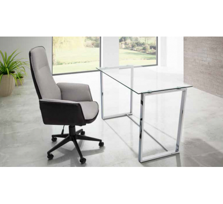 SILLA OFICINA MODELO PLATTÓN TAPIZADA VARIOS COLORES