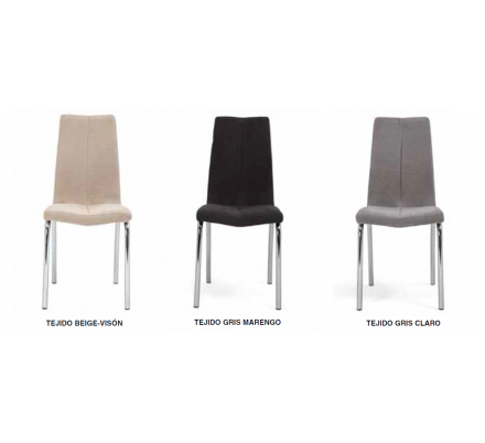 Silla Comedor Modelo Prince Tapizada Varios Colores