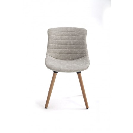 Silla Comedor Tena Ecocuero Varios Colores