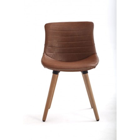 Silla Comedor Tena Ecocuero Varios Colores