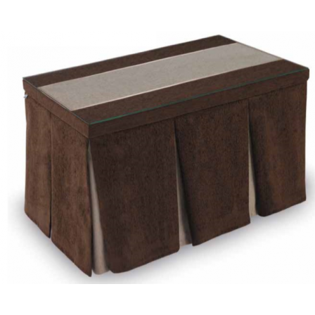 Mesa Camilla Modelo Rocky de 110x70 o 120x70 con Enaguas Incluidas