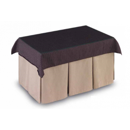 Mesa Camilla Modelo Rocky de 110x70 o 120x70 con Enaguas Incluidas