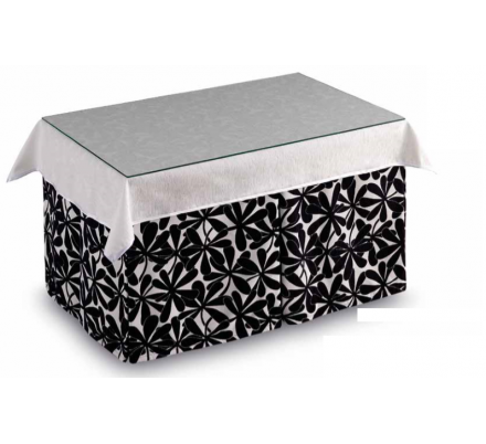 Mesa Camilla Modelo Rocky de 110x70 o 120x70 con Enaguas Incluidas
