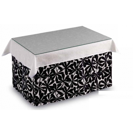 Mesa Camilla Modelo Rocky de 110x70 o 120x70 con Enaguas Incluidas