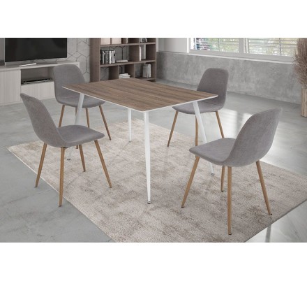 MESA DE COMEDOR PANAMA MDF-ACERO VARIAS MEDIDAS