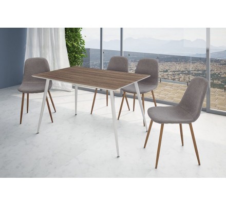 MESA DE COMEDOR PANAMA MDF-ACERO VARIAS MEDIDAS