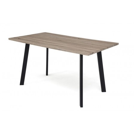 Mesa Comedor Krisis 140x80 Mdf -Metal Negro Varios Colores