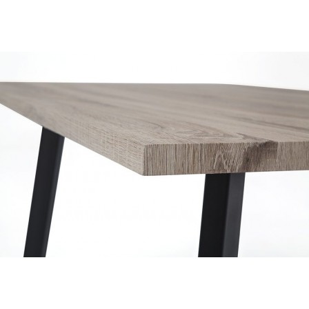 Mesa Comedor Krisis 140x80 Mdf -Metal Negro Varios Colores