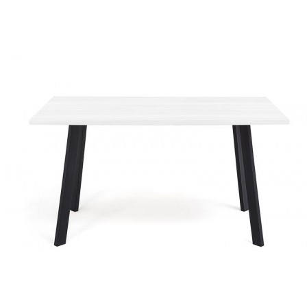 Mesa Comedor Krisis 140x80 Mdf -Metal Negro Varios Colores