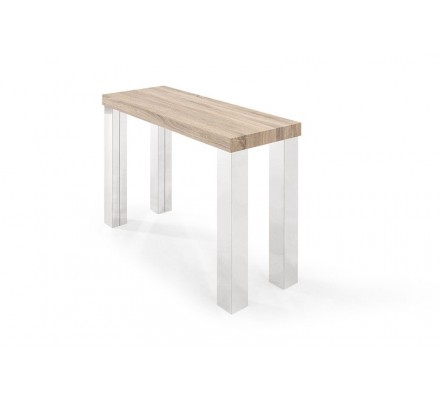CONSOLA MODELO BORA-BORA MDF-ACERO 110X40 VARIOS COLORES