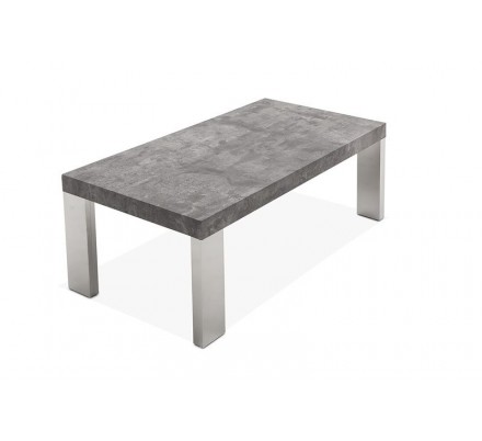 MESA DE CENTRO BÓSFORO MDF-ACERO INOXIDABLE 120X60 VARIOS COLORES
