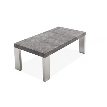 MESA DE CENTRO BÓSFORO MDF-ACERO INOXIDABLE 120X60 VARIOS COLORES