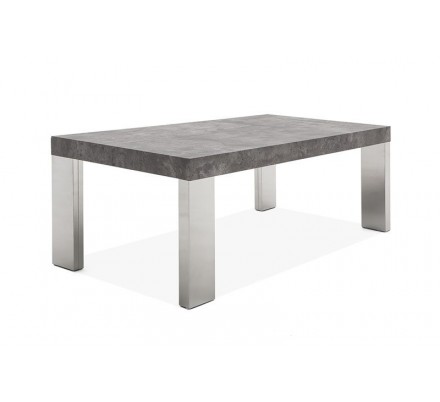 MESA DE CENTRO BÓSFORO MDF-ACERO INOXIDABLE 120X60 VARIOS COLORES