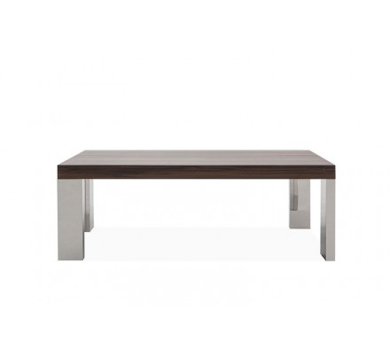 MESA DE CENTRO BÓSFORO MDF-ACERO INOXIDABLE 120X60 VARIOS COLORES