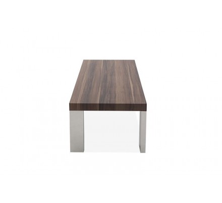 MESA DE CENTRO BÓSFORO MDF-ACERO INOXIDABLE 120X60 VARIOS COLORES