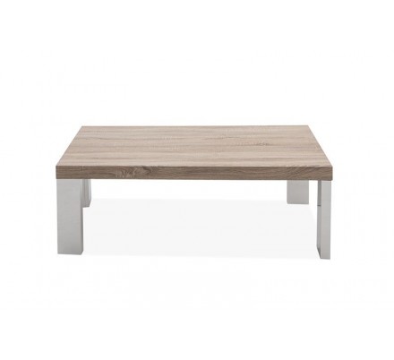 MESA DE CENTRO BÓSFORO MDF-ACERO INOXIDABLE 120X60 VARIOS COLORES