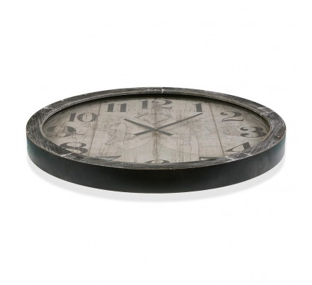 RELOJ PARED MAP WORLD 76,5CM - Imagen 3