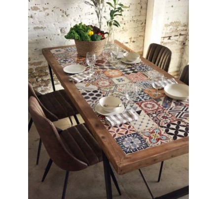 MESA COMEDOR FIJA MODELO LOTO 160X100 VARIOS COLORES