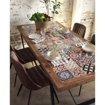 MESA COMEDOR FIJA MODELO LOTO 160X100 VARIOS COLORES