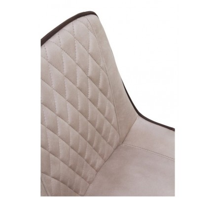 SILLÓN GIRATORIO TAPIZADO MODELO MAURO PATAS METALICAS TERCIOPELO AZUL