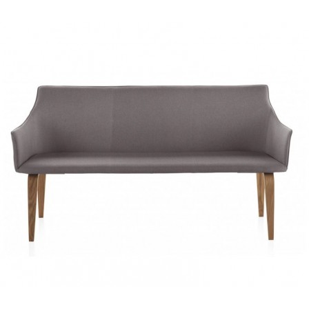 SILLÓN GIRATORIO TAPIZADO MODELO MAURO PATAS METALICAS TERCIOPELO AZUL