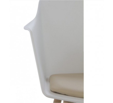 SILLÓN GIRATORIO TAPIZADO MODELO MAURO PATAS METALICAS TERCIOPELO AZUL