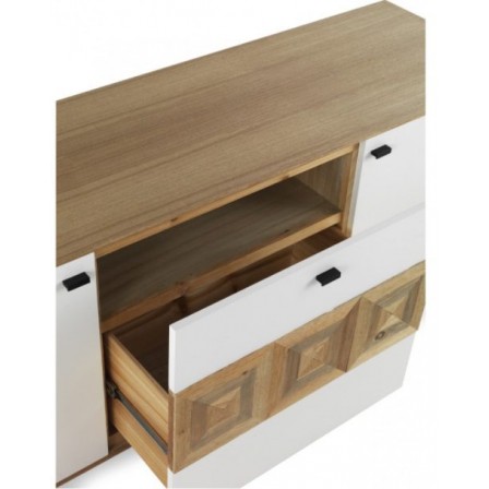 Composicion ARGOTES en color sable / blanco de 290,2 x 190,5 x 39,9 cm